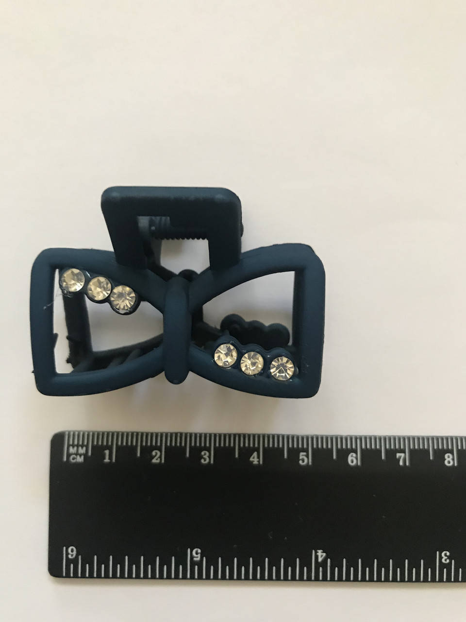 

Заколка для волос Краб, каучук, с камнями 5см, 12 шт в упаковке, 3724056, Разные цвета