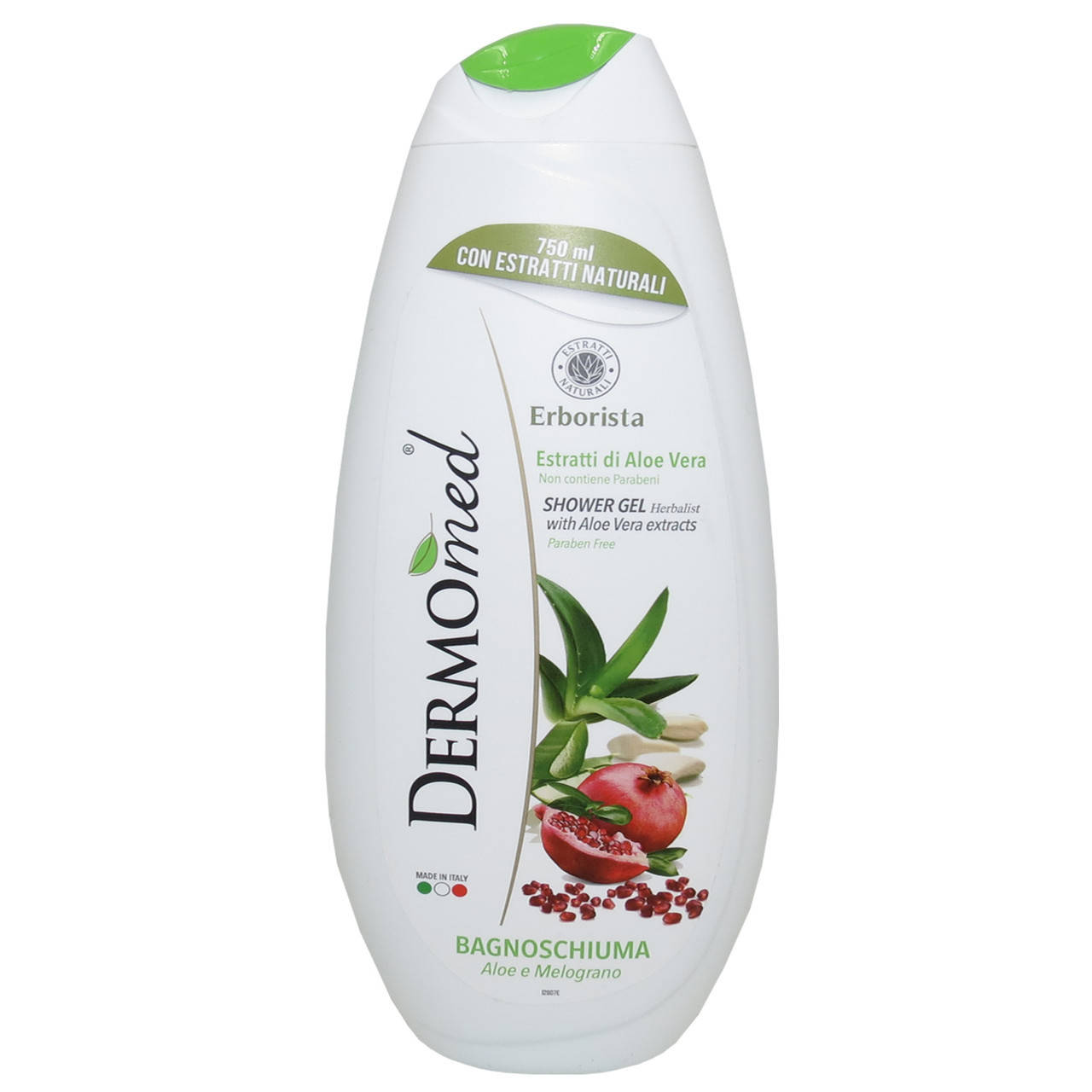 

Гель для душа Dermomed алое и гранат 750ml