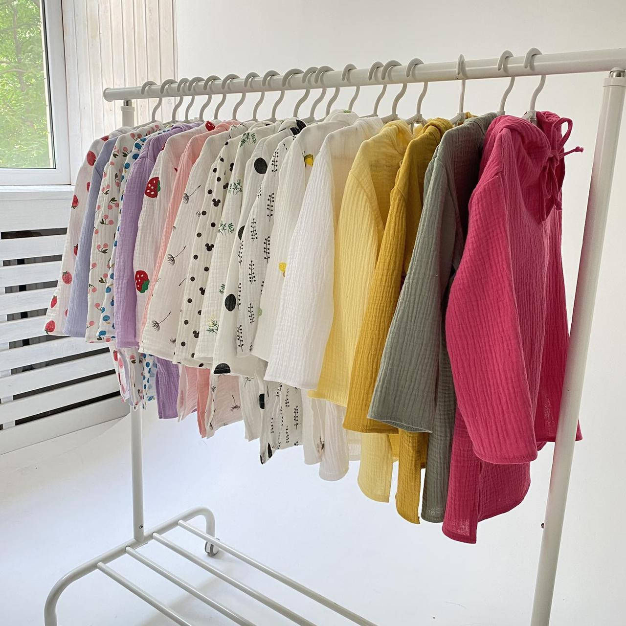 

Детская муслиновая туника пляжная (есть все размеры), Белый