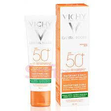 

Capital Soleil Сонцезахисний зволожуючий крем 3-в-1 для жирної, проблемної шкіри, spf50 +