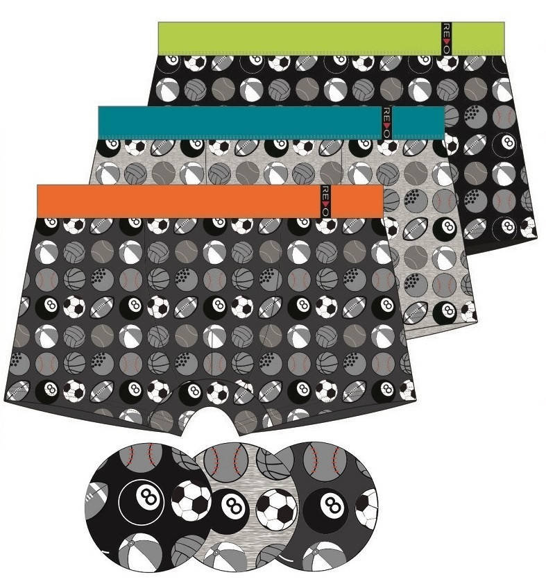 

Подростковые трусы-шорты REDO 3BE-131, на рост от 146 до 170, Серый