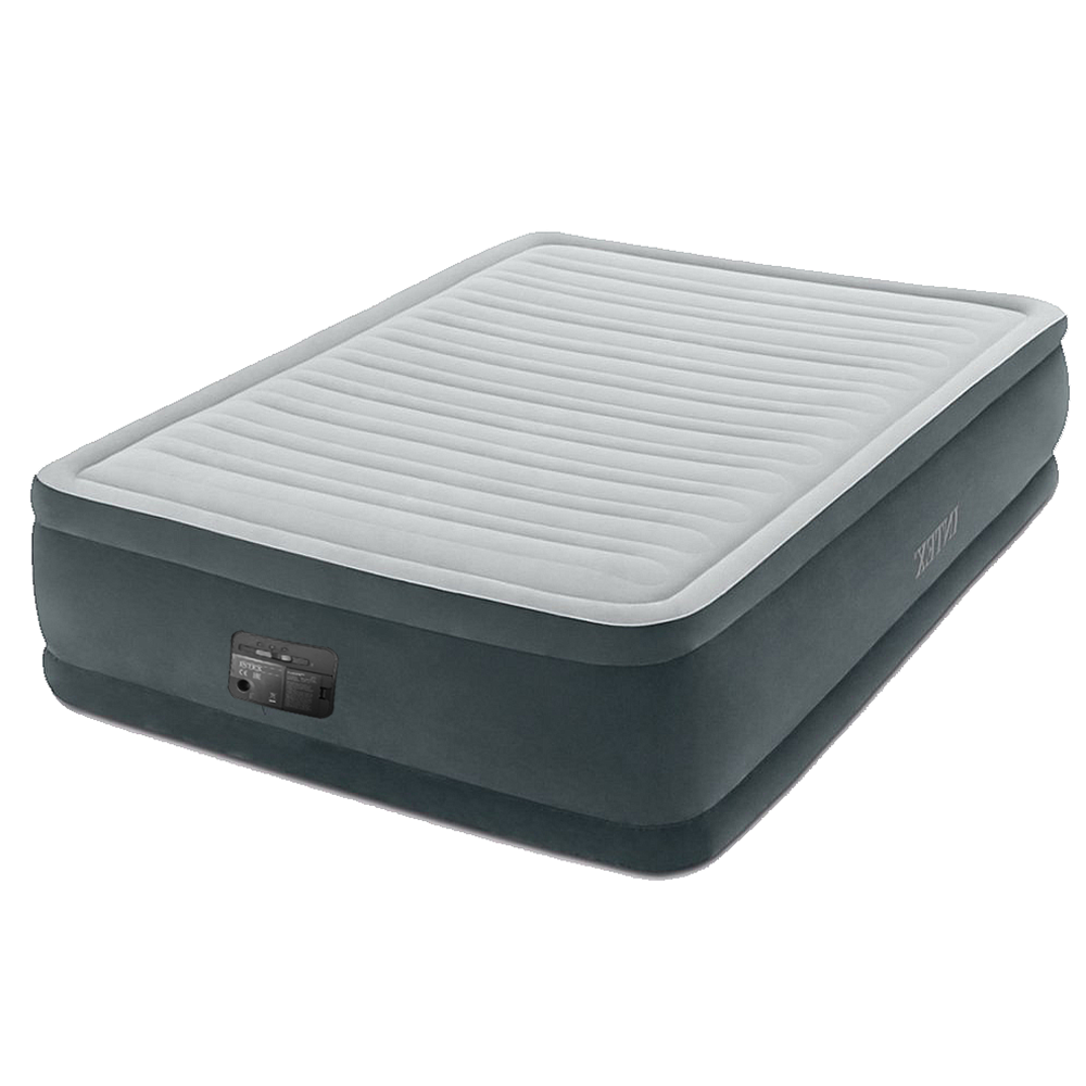 

Надувная кровать Intex 64414, 152 х 203 х 46 см, встроенный электронасос. Двухспальная, Серый