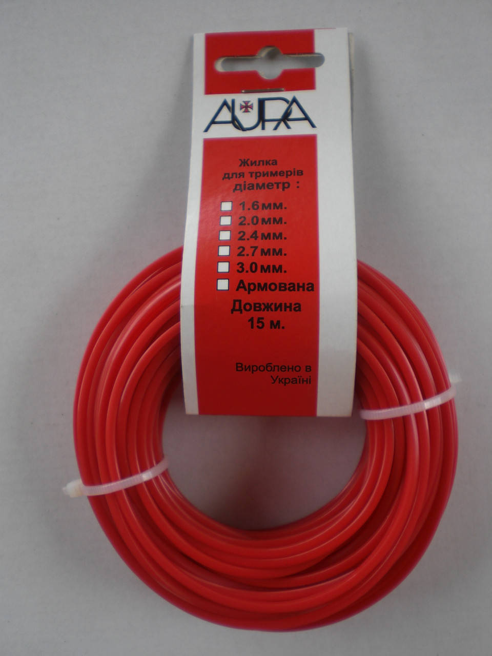 

Леска для триммера зірочка 3,0 мм 15м.