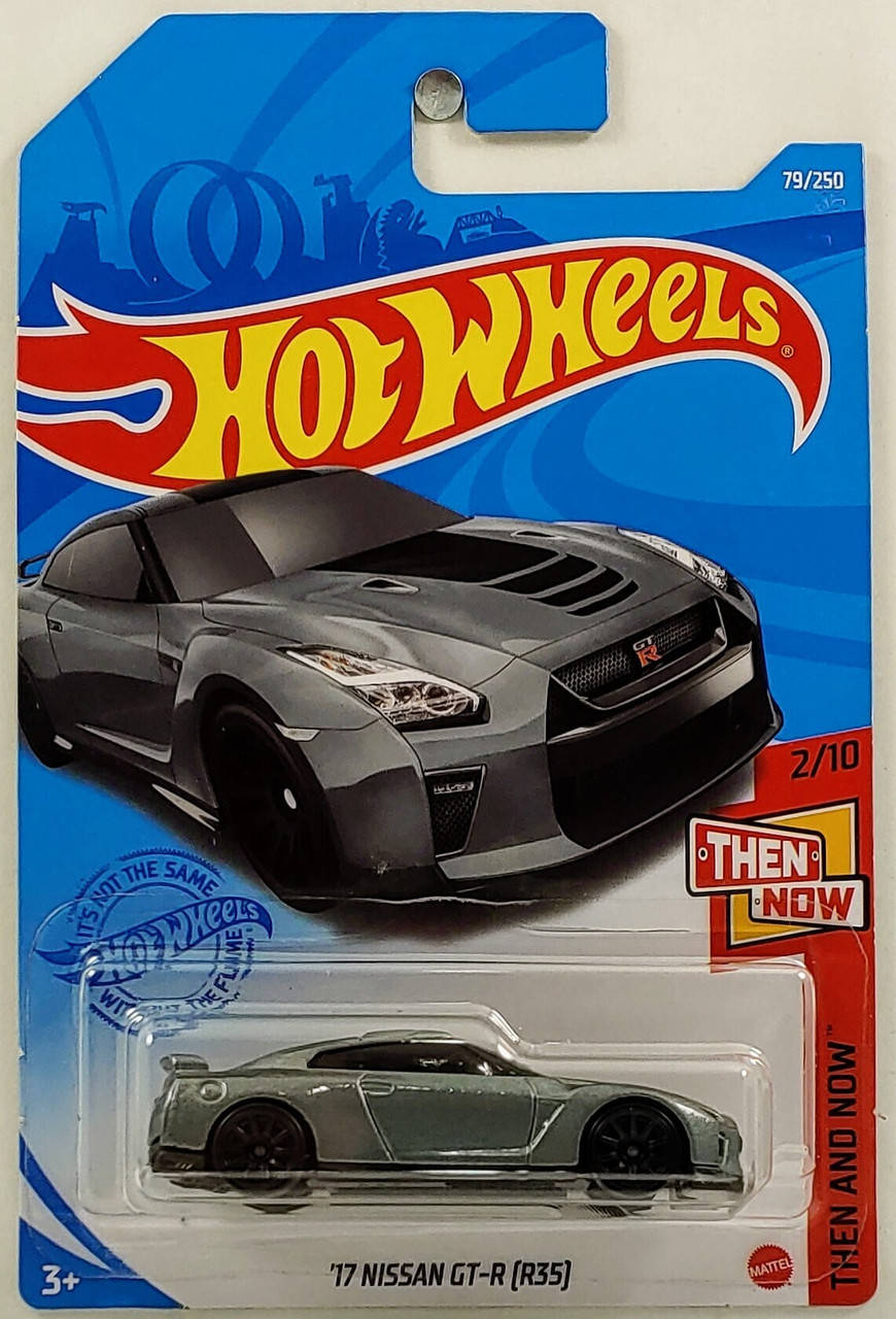 

Машинка Hot Wheels - '17 Nissan GT-R (R35) - 2021 Then And Now (#079). Mattel. Оригинал