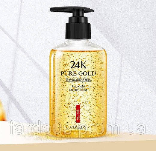 

Глубоко очищающий гель для умывания VENZEN Pure Gold 24K