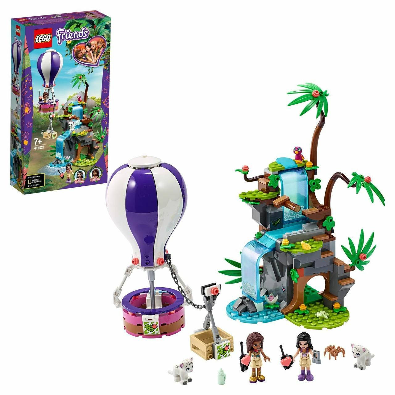 

Lego Friends Джунгли спасение тигра на воздушном шаре 41423