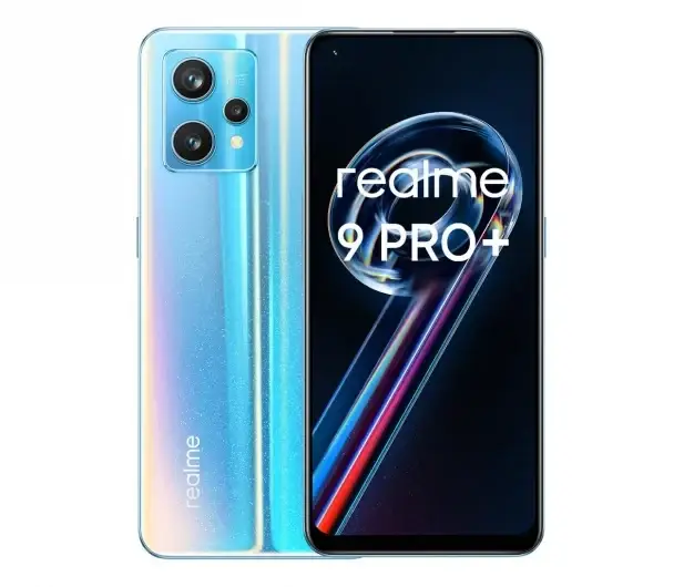 

Realme 9 Pro+ 8/256GB Sunrise Blue OIS 60W RMX3393, Синий
