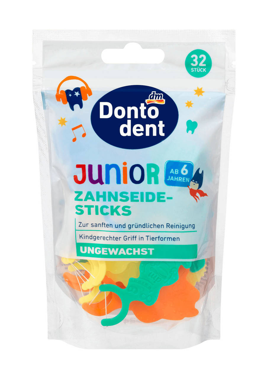 

Зубные нити детские Dontodent Junior 32 шт.