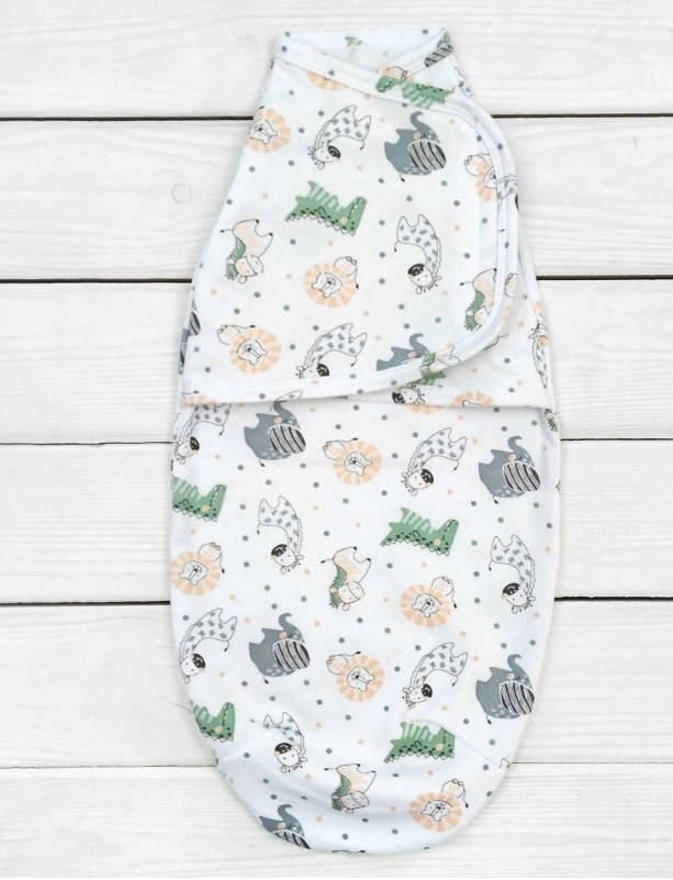 

Теплая пеленка пеленка кокон из футера на липучках для новорожденных, Разные цвета