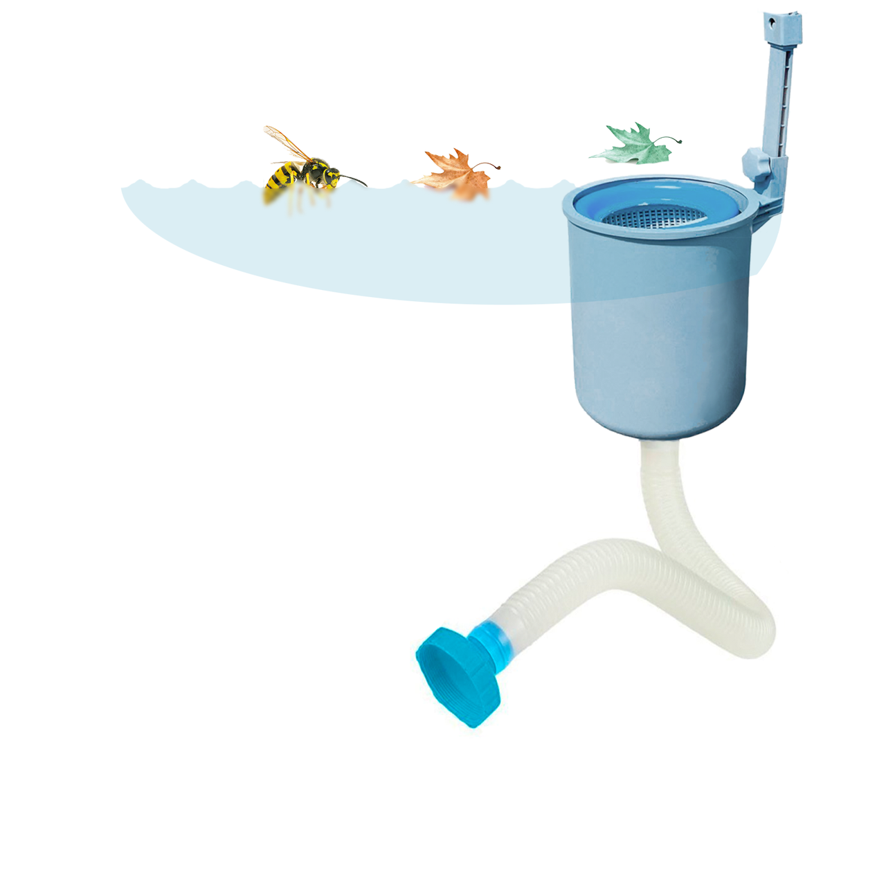 

Скиммер для бассейна навесной поверхностный Bestway 58233, работает от фильтр-насоса 3 028 л/ч и более