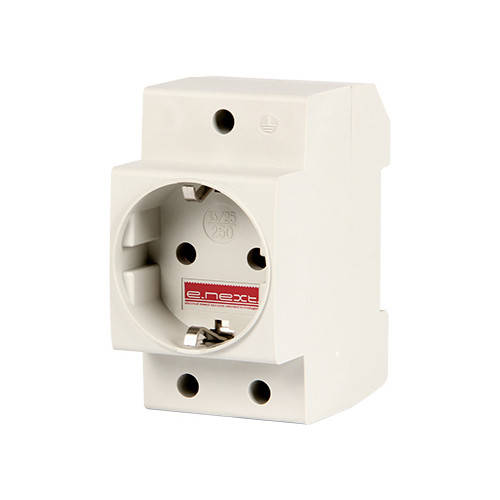 

Розетка с заземлением на DIN-рейку 16A E-Next e.socket.pro.din.tms