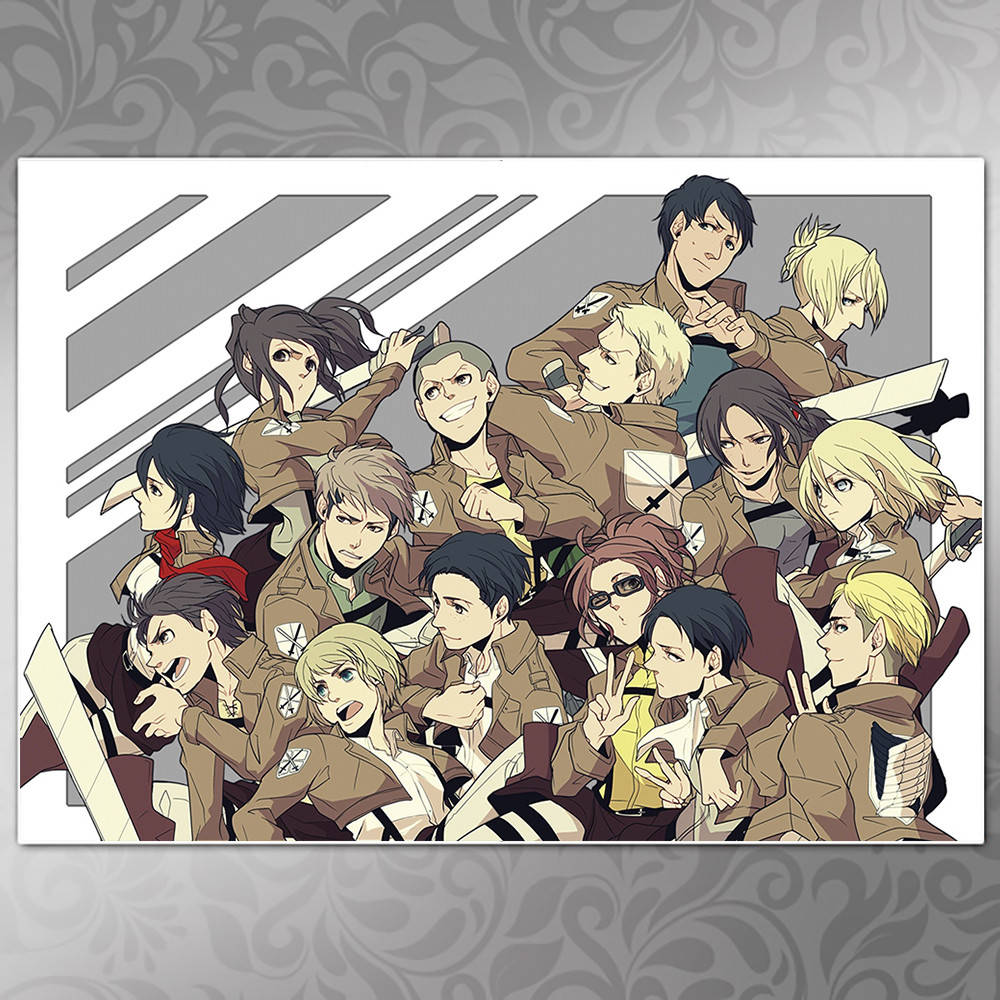 

Плакат Аниме Attack on Titan 022