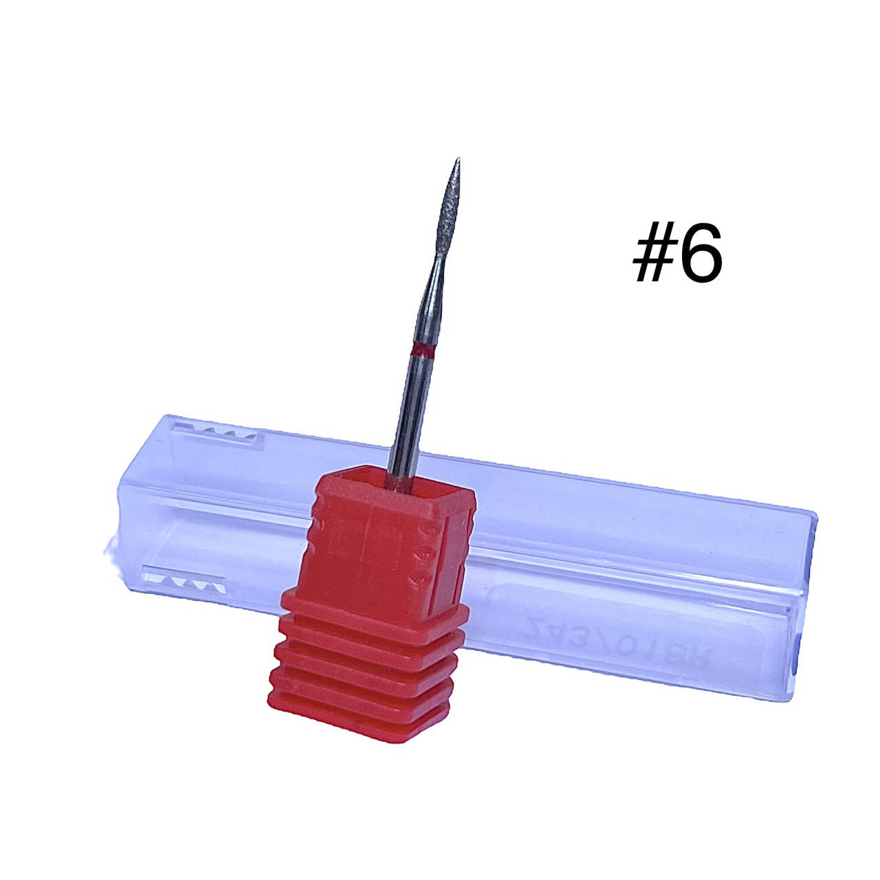 

Насадка алмазная для маникюра/педикюра красная №6, Красный