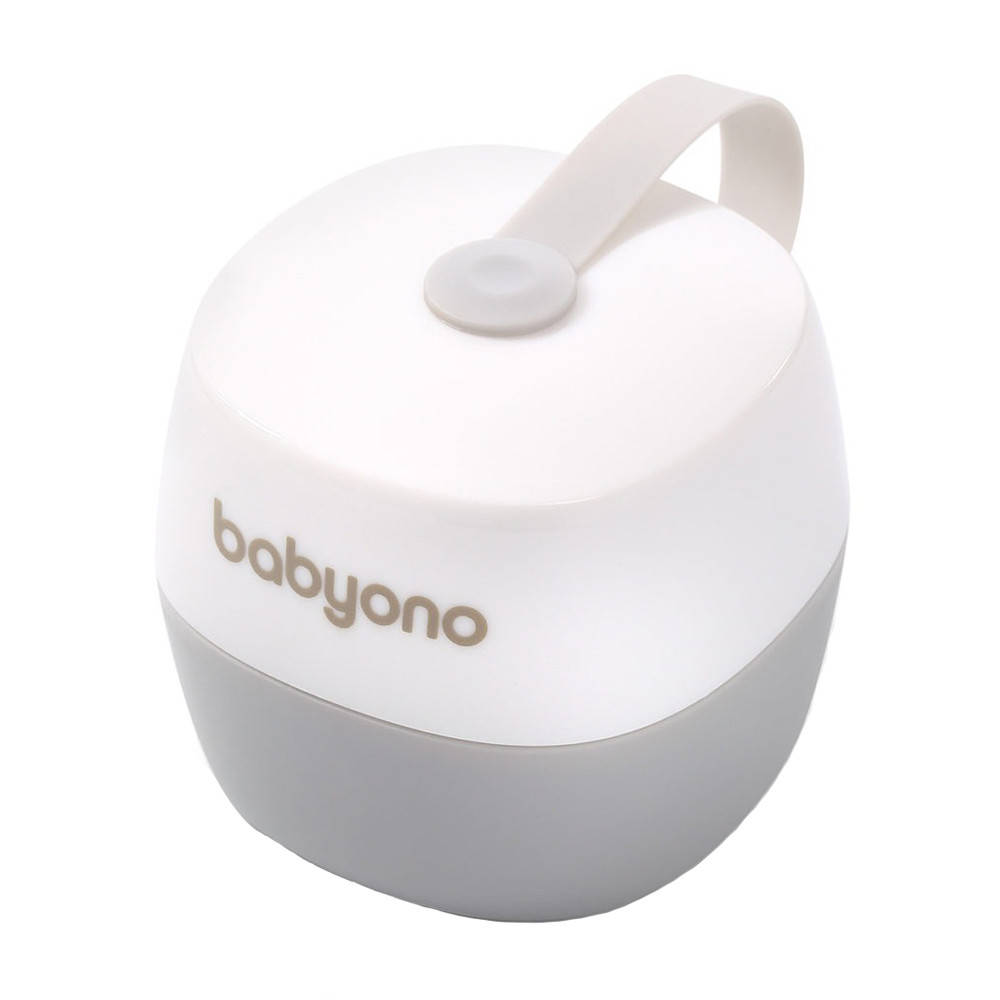 

Футляр для пустышки белый BabyOno Natural Nursing (5901435410295), Серый