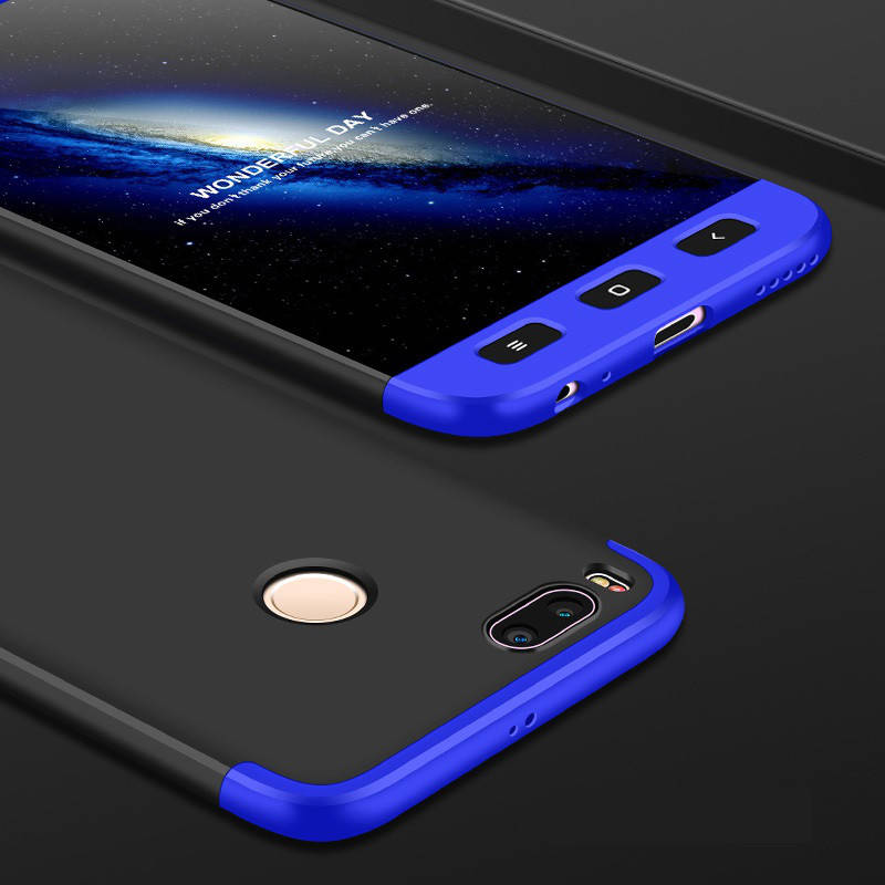 

Чехол GKK 360 для Xiaomi Mi Max 2 Бампер Black+Blue