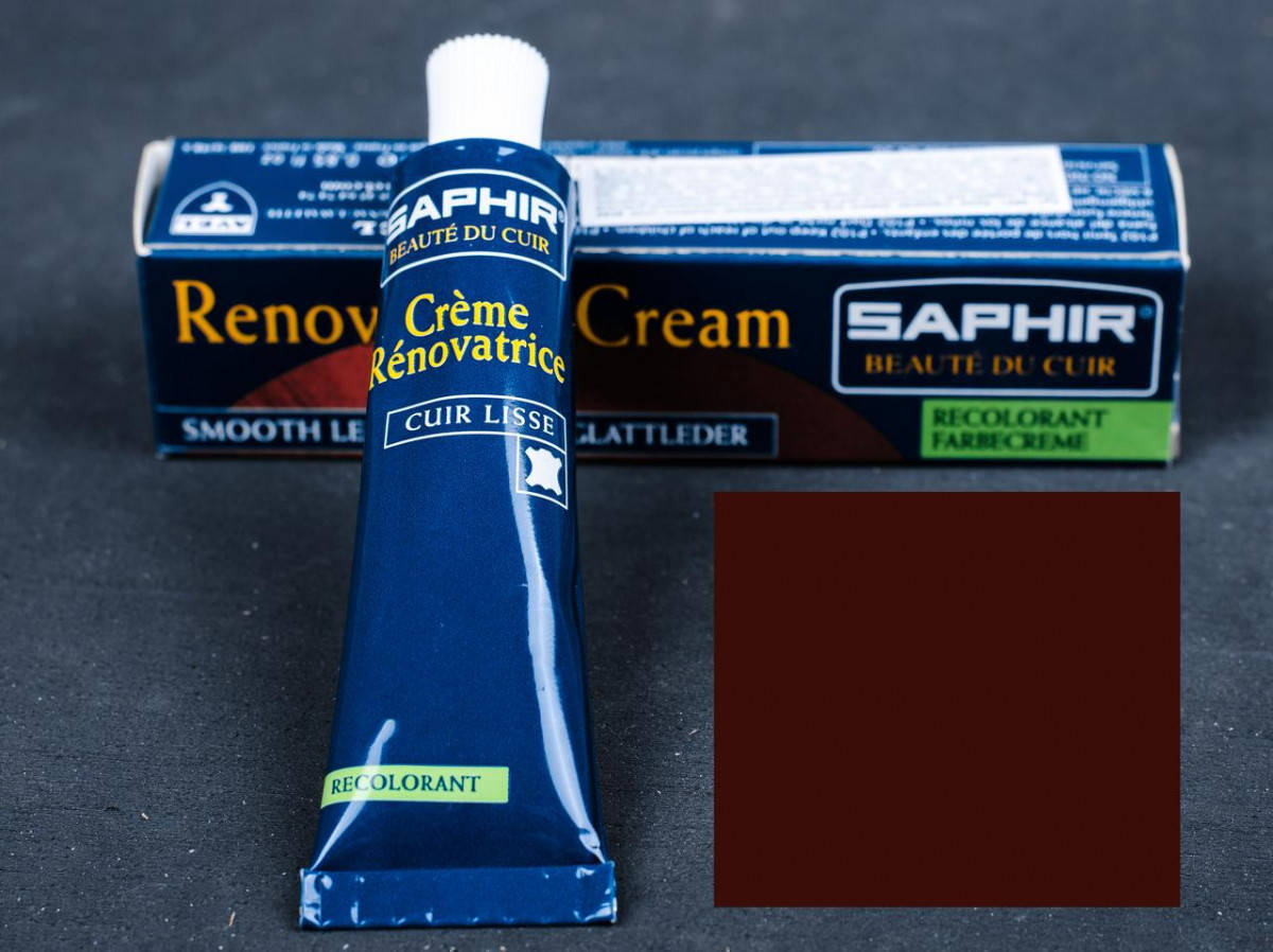 

Жидкая кожа Saphir Creme Renovatrice, 25 мл, цв. красное дерево (09) (0851), Красный