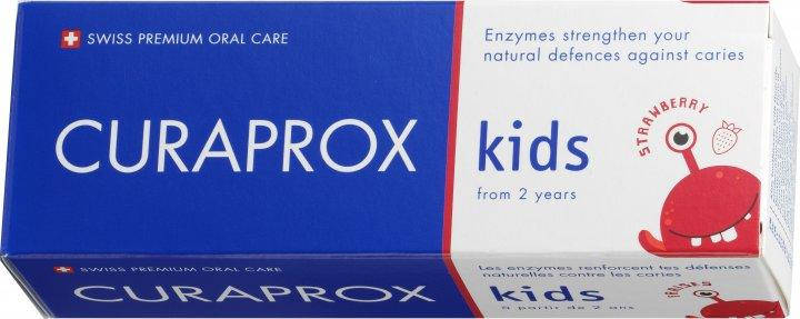 

Детская зубная паста CURAPROX Kids с фтором для детей от 2-х лет (Зубна паста дитяча Курапрокс)