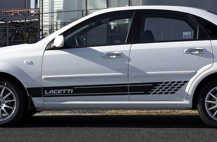 

Полосы на авто 3D TUNING STUDIO Шевроле Лачетти 1850х120х0.15мм=2штуки, Черный