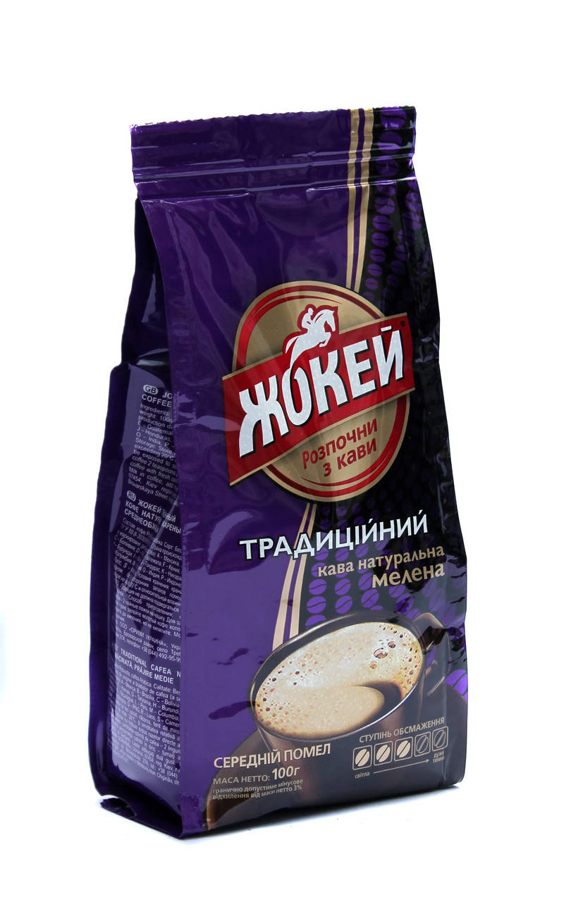 

Кава мелена Жокей Традиційний 100 г (1384)