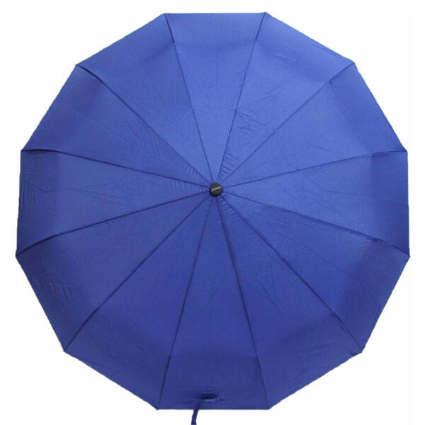 

Зонт 12 спиц автомат женский складной Fiaba прочный купол антиветер Синий (58834)
