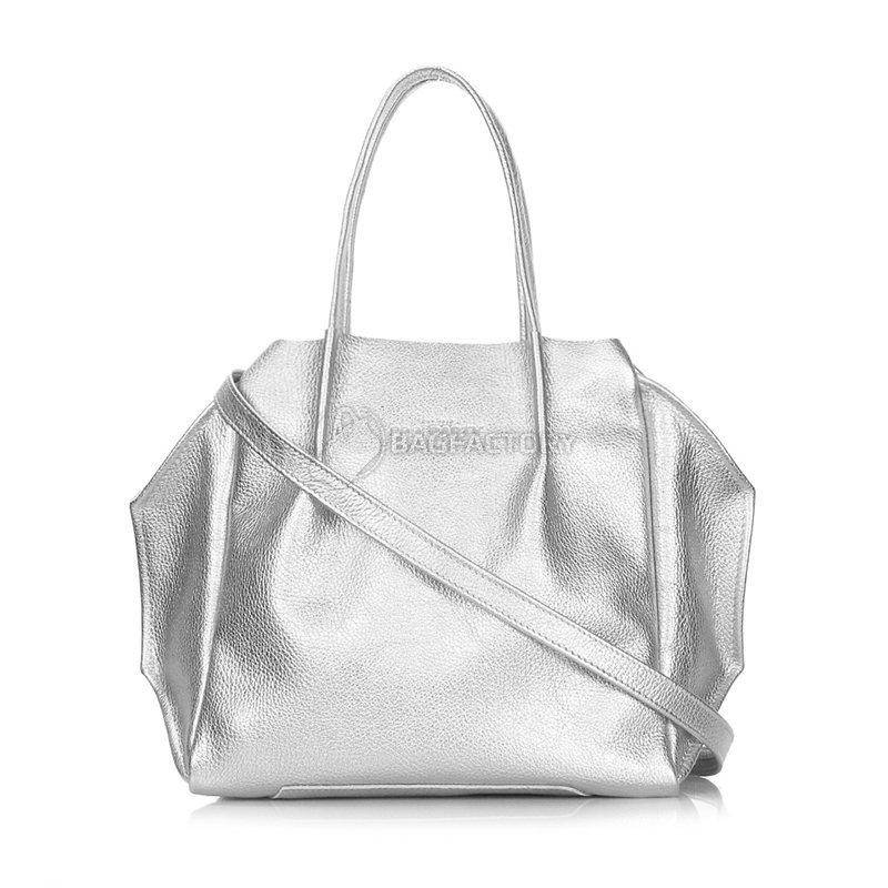 

Женская кожаная сумка POOLPARTY Soho Remix (soho-rmx-silver)