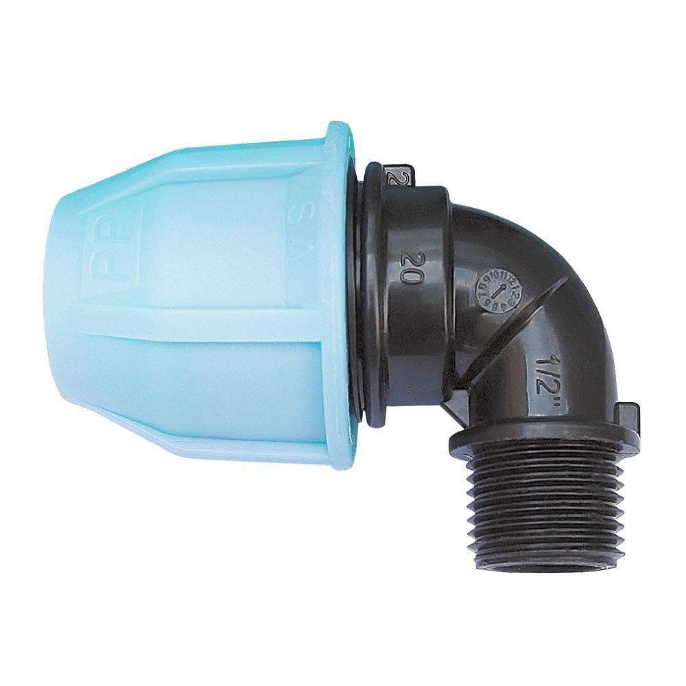

Колено VS Plast 4003 32 на 1/2" с наружной резьбой