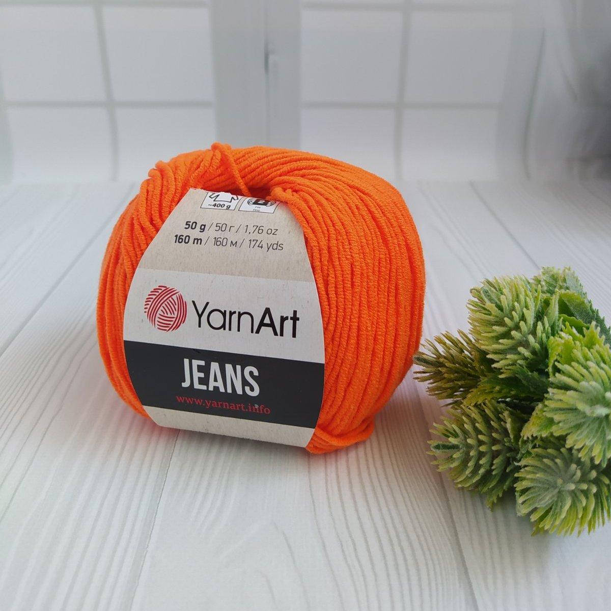 

YarnArt Jeans (№77)оранжевий