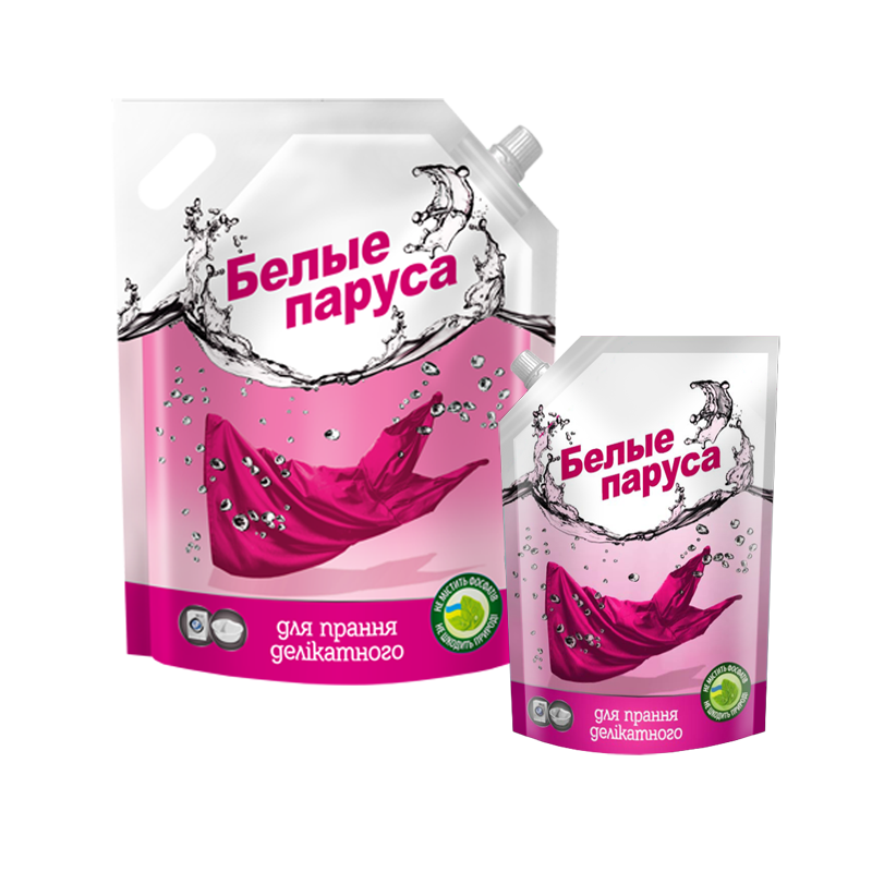 

Рідкий Пральний порошок 0,5л для делікат.тканин БАРА Білі паруса