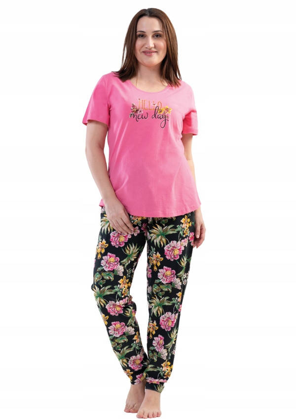 

Пижама женская большой размер (батал 54-62) комплект для дома и сна хлопок трикотаж Vienetta (Турция)