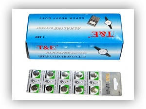 

Батарейка T&E AG10 LR1130/389A/CX189