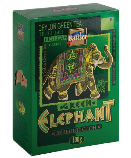 

Чай зеленый Battler Green Elephant 100g