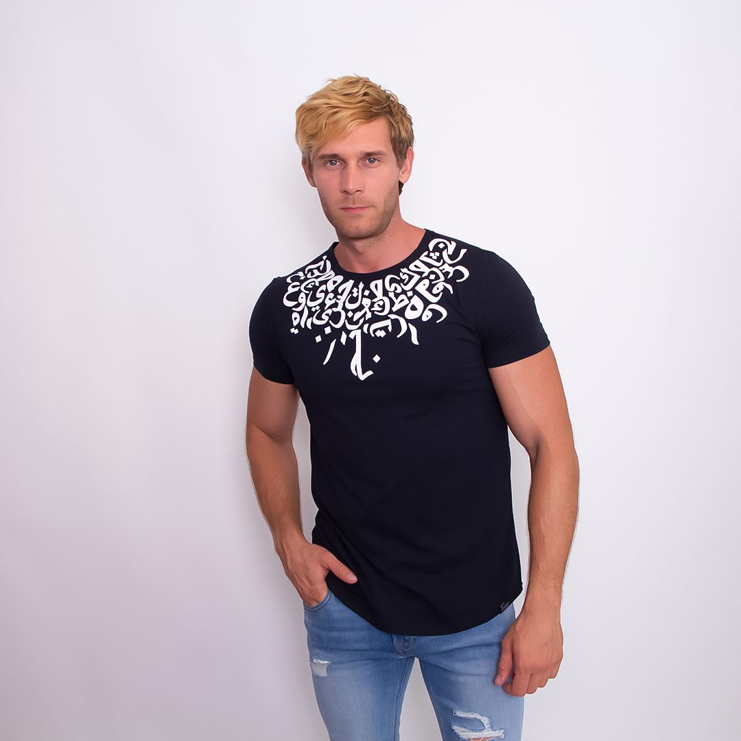 

Мужская футболка Teamv Tattoo Темно-синяя S