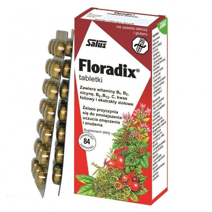 

Floradix - органическое железо и витамины, 84 таб.