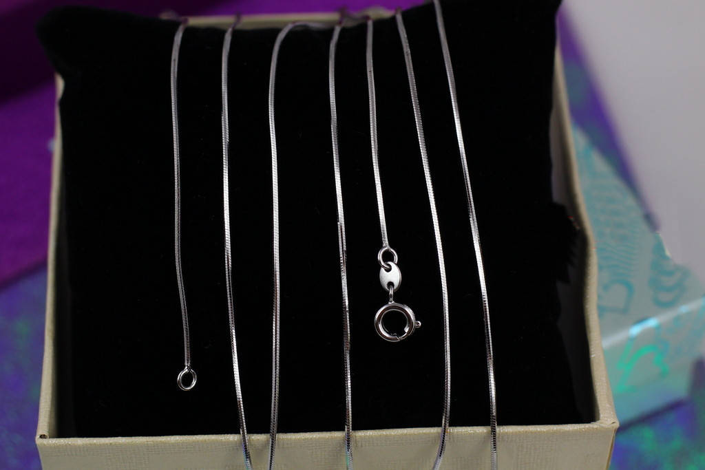 

Цепь Xuping Jewelry жгут 45 см 1 мм серебристая