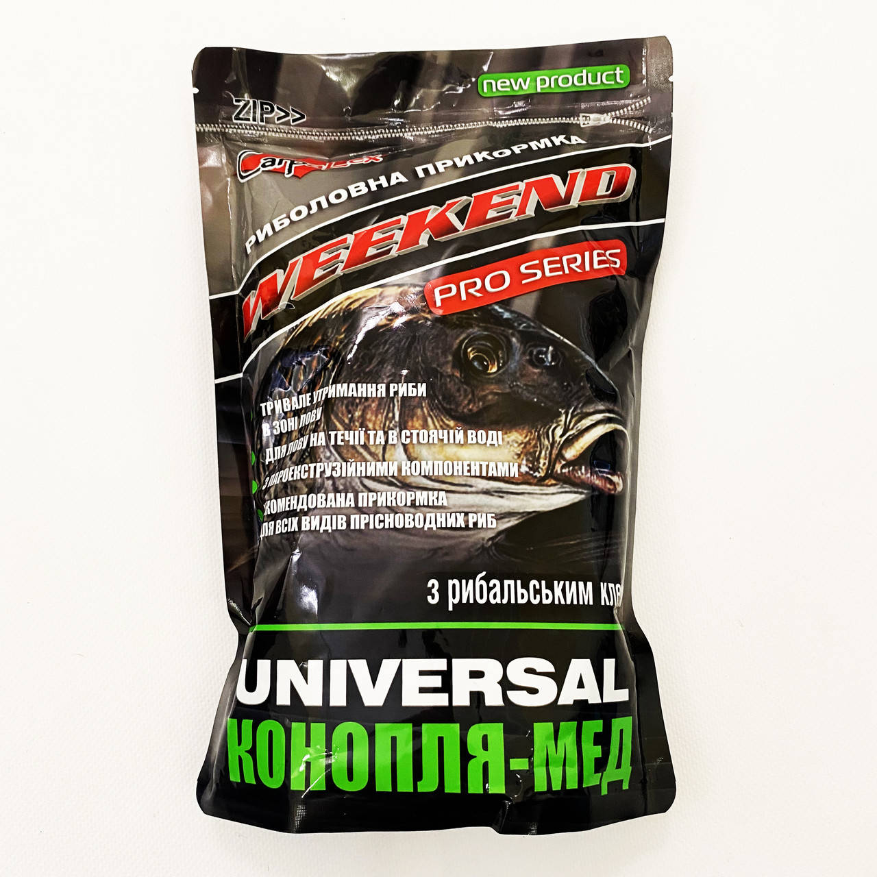 

Прикормка Carp aLex Universal, "Конопля - Мед" 900г