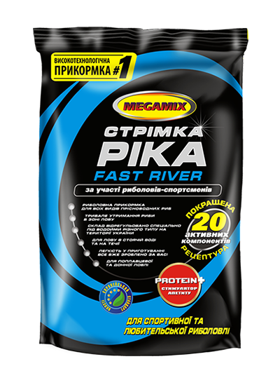 

Прикормка Megamix "Быстрая река" Fast river 900 г