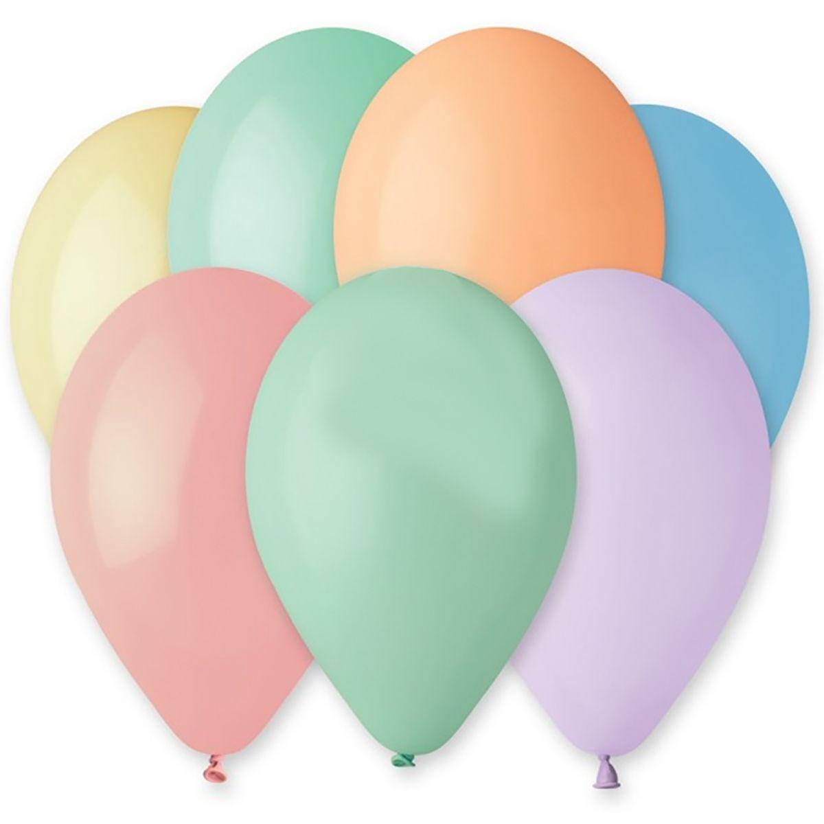 

Латексный шар 12"(30см) пастель макарун Gemar