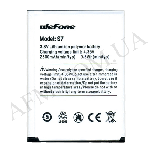 

АКБ оригинал Ulefone S7/ Assistant AS- 502/ AS- 503