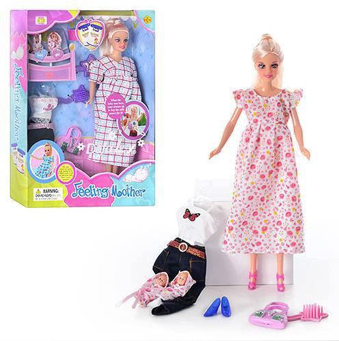 

Кукла DEFA 8009 беременная, с набором, Land of Toys