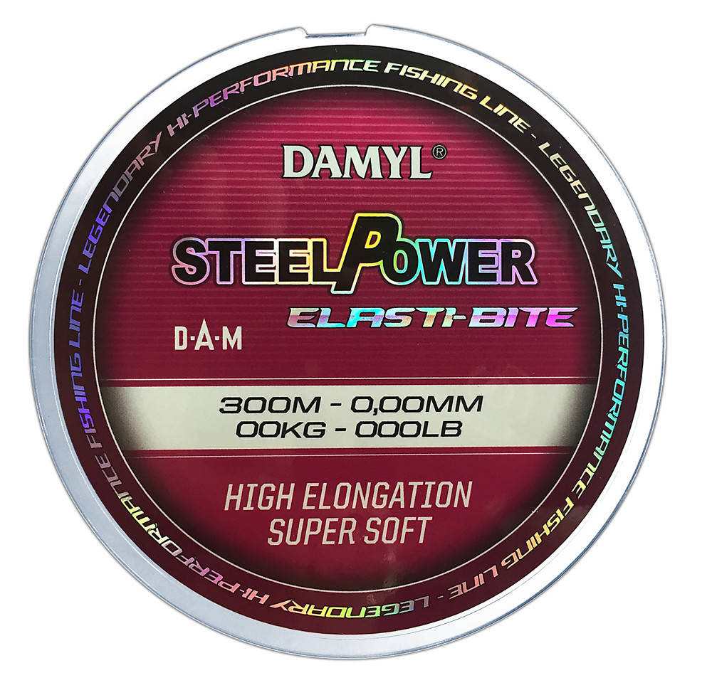 

Леска DAM DAMYL Steelpower Elasti-Bite Mono 0,35мм 300м 15кг (hi-viz pink), Розовый