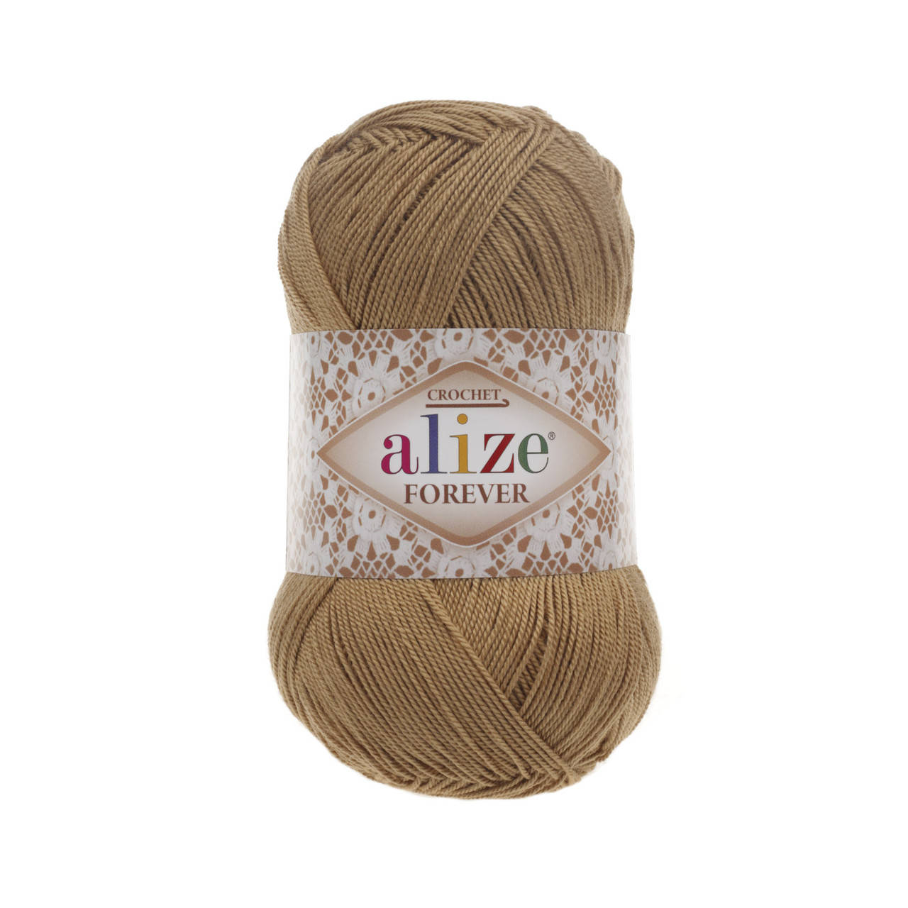

Летняя акриловая пряжа (100% микрофибра акрил) Alize Forever 298(карамель)