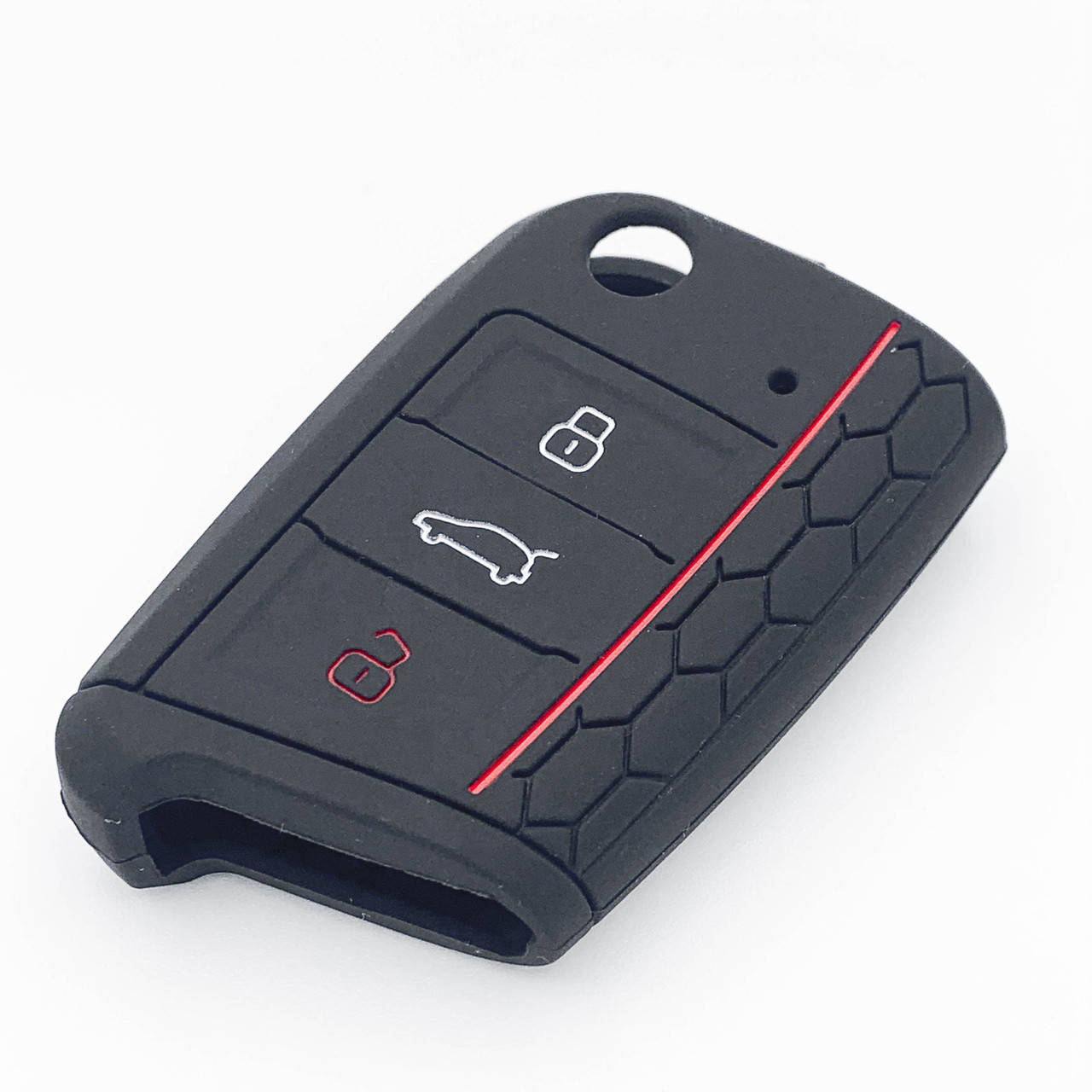 

Силиконовый чехол для ключа VW Golf 7, Tiguan 2, Skoda Octavia A7, Seat Leon Черный, Желтый