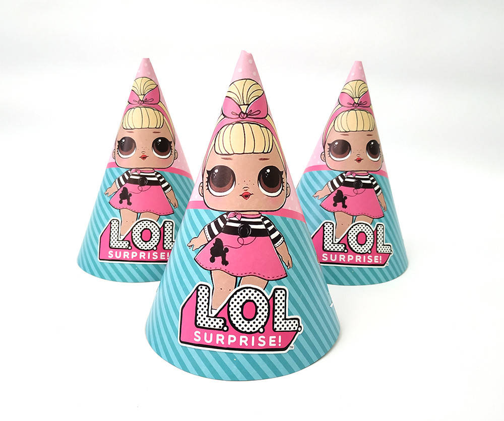 

Колпак праздничный 15 см, "Куклы Лол" LOL