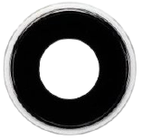 

Стекло камеры iPhone XR белое + кольцо