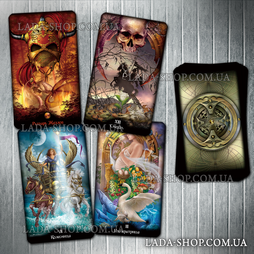 

Гадальные карты Таро Божественного наследия (безрамочное) (Legacy of the Divine Tarot (borderless)