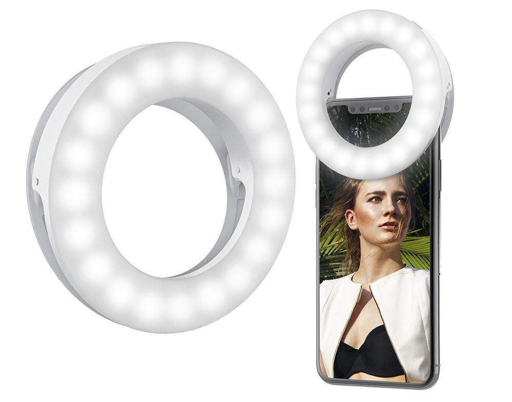 

Кольцевая LED-лампа с клипсой BlitzWolf BW-SL0 [51711], Белый