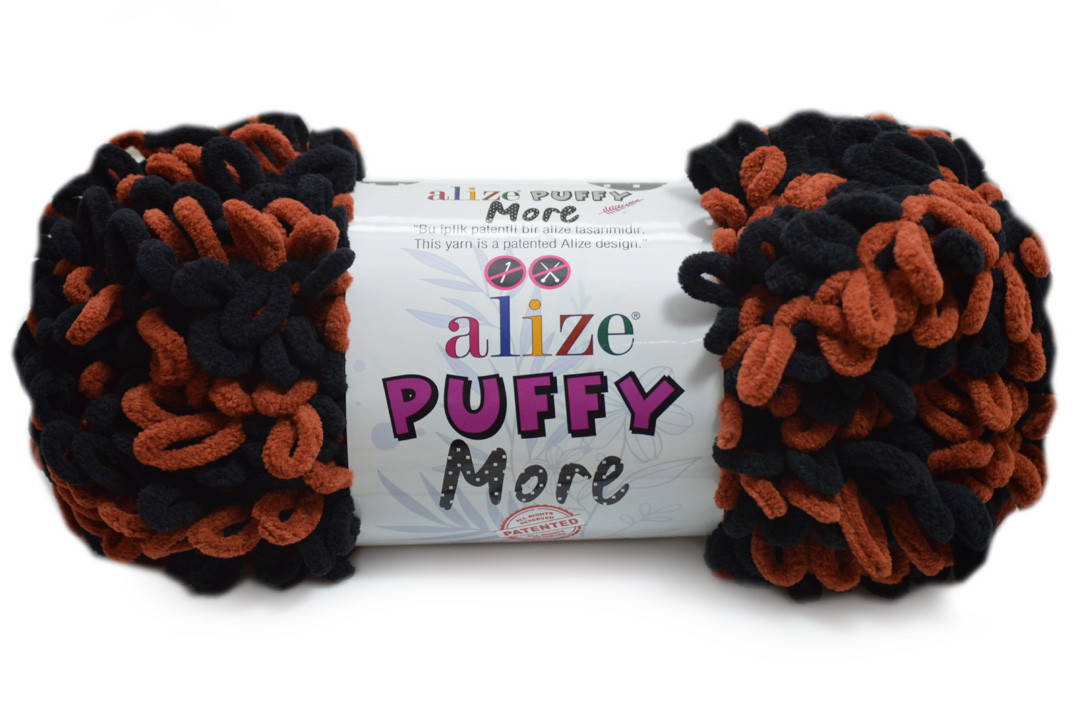 

Alize Puffy More, №6262, Секционное крашение