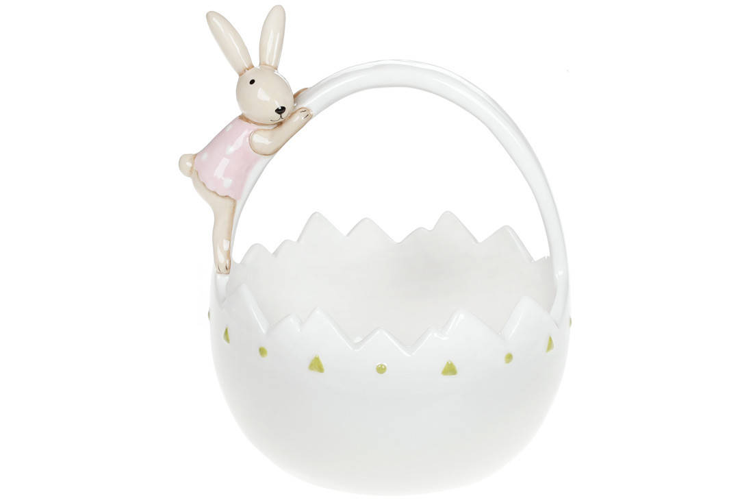 

Конфетница-кашпо Милая Зайка, 18.3см, Коричневый