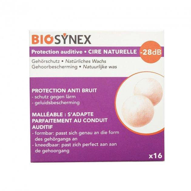 

Восковые беруши для сна Biosynex Natural Wax (8 пар), SNR 28дБ
