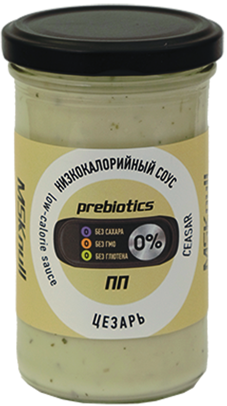 

Низкокалорийный соус c пребиотиком MSK null ZERO "Цезарь" (260 грамм)